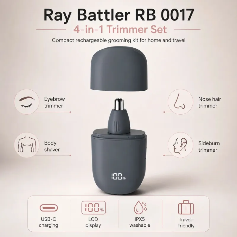 Ray Battler RB 0017 Trimmer Set 4 In 1