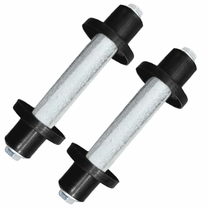 vidaXL ķerras riteņi ar asīm, 2 gab., izturīgs PU, 4.00-8.390 mm