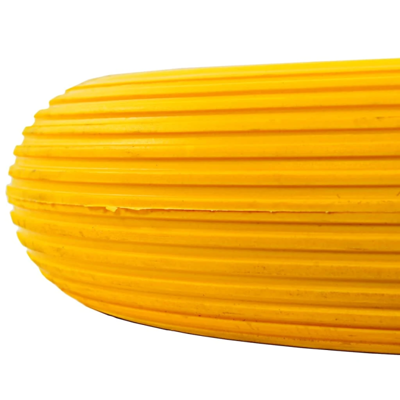 vidaXL ķerras ritenis ar asi, izturīgs PU, 4.00-8.390 mm