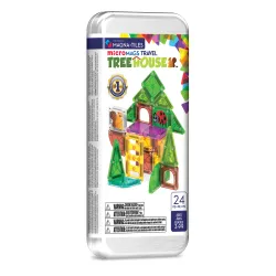 MAGNA-TILES Micromags magnētiskais konstruktors Treehouse, 24 gab.