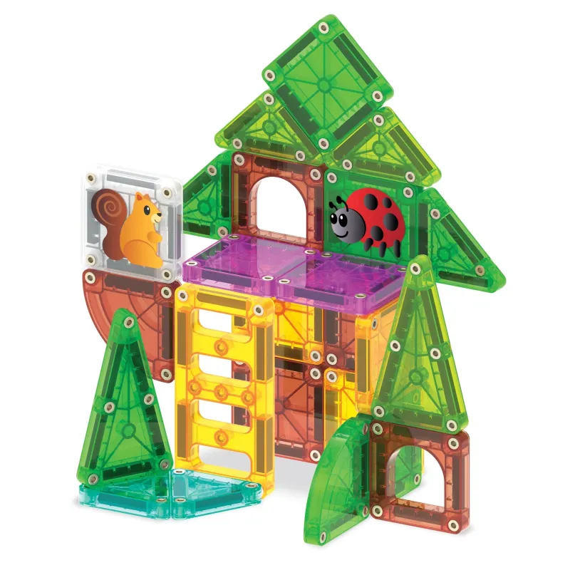 MAGNA-TILES Micromags magnētiskais konstruktors Treehouse, 24 gab.