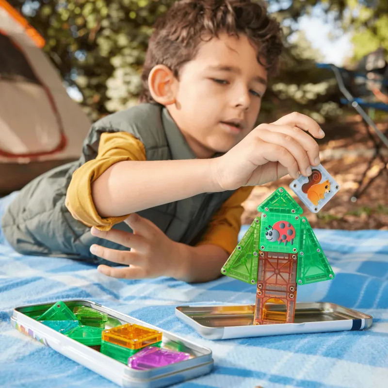 MAGNA-TILES Micromags magnētiskais konstruktors Treehouse, 24 gab.