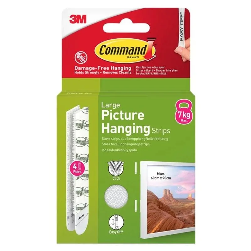 COMMAND attēlu pakarināšanas sloksnes T17206C. 4 pāri