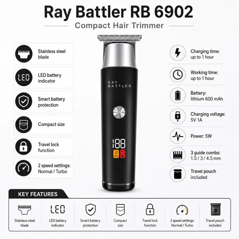 Ray Battler RB 6902 Hair Trimmer