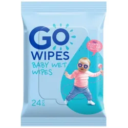 Salvetes mitrās gowipes baby 24gab
