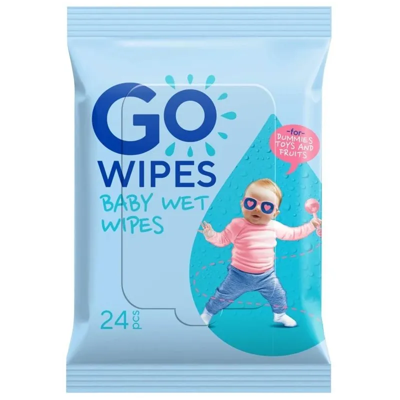 Salvetes mitrās gowipes baby 24gab