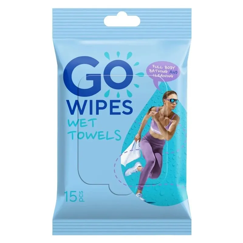 Salvetes mitrās gowipes gym 15