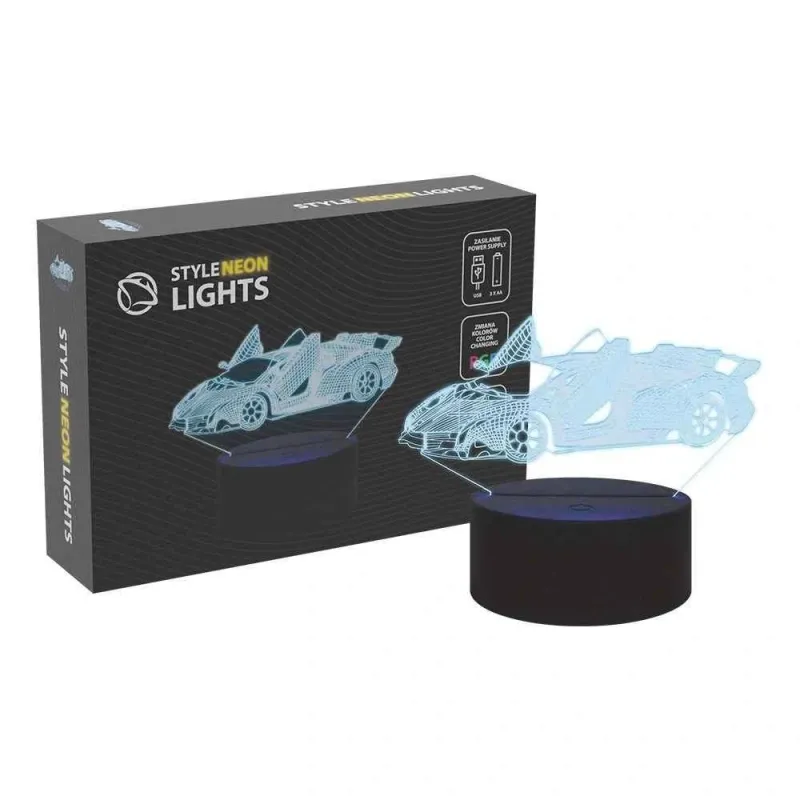 Manta SNL64RGB LED lamp Light decoration Car 3D RGB