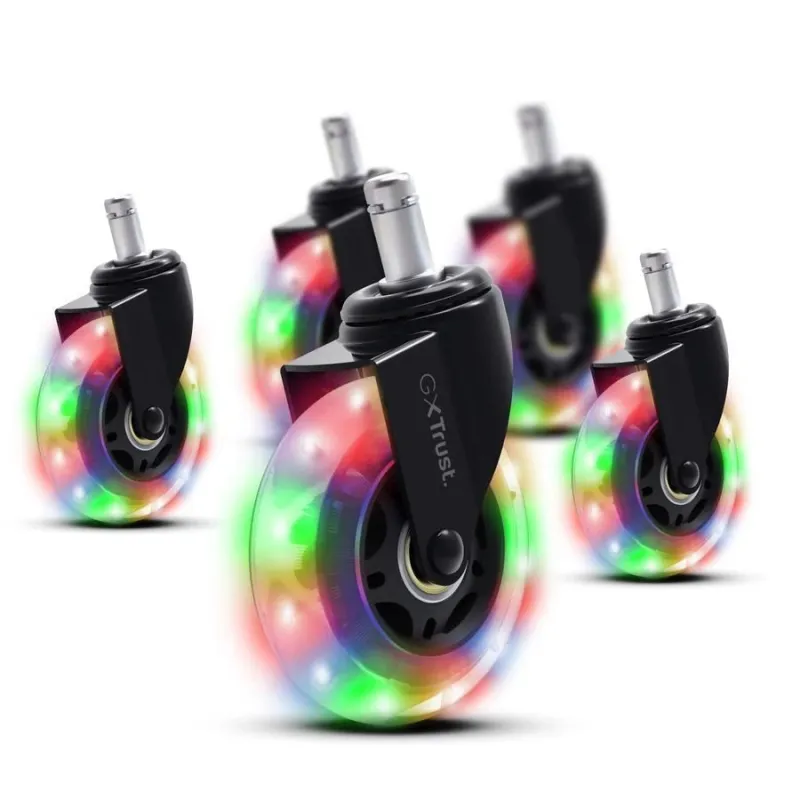 Gaming chair acc wheels-gxt701 led gel 25803 trust