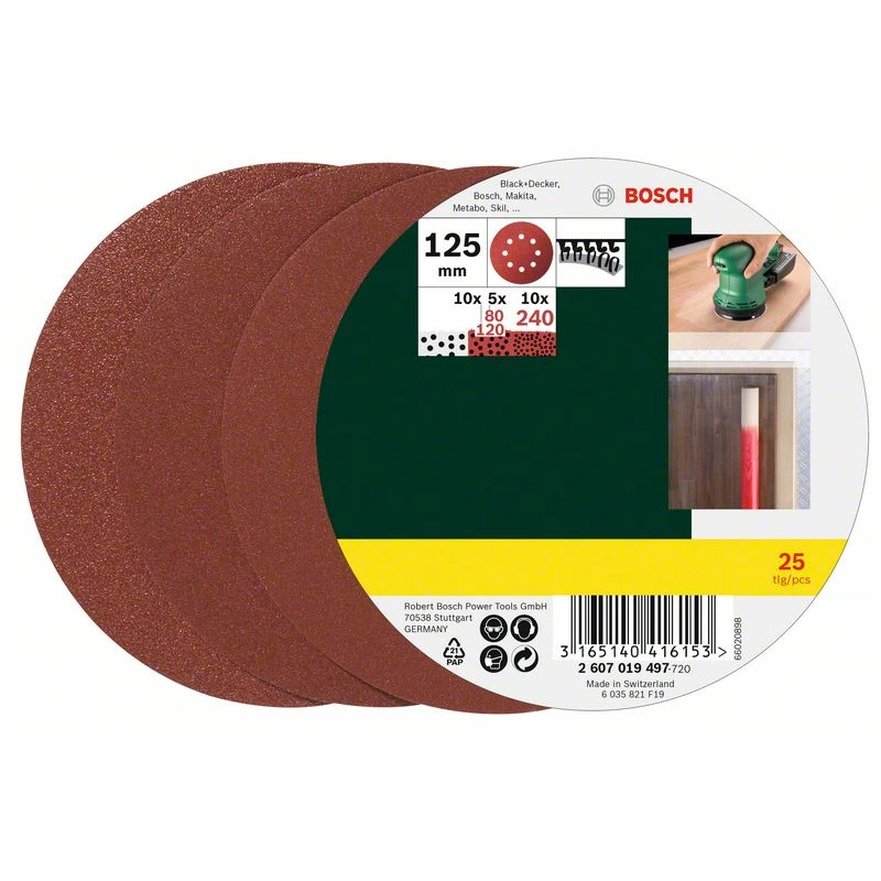 Šlif.pop. D 125 mm, 25vnt