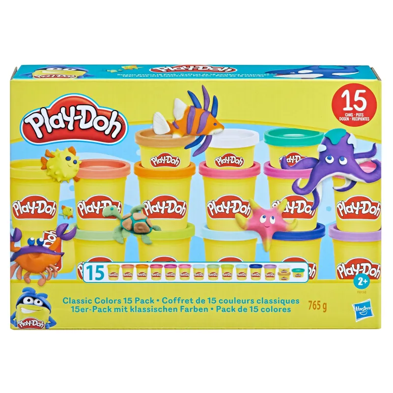 PLAY-DOH voolimismass Klassikalised värvid 15-pakk