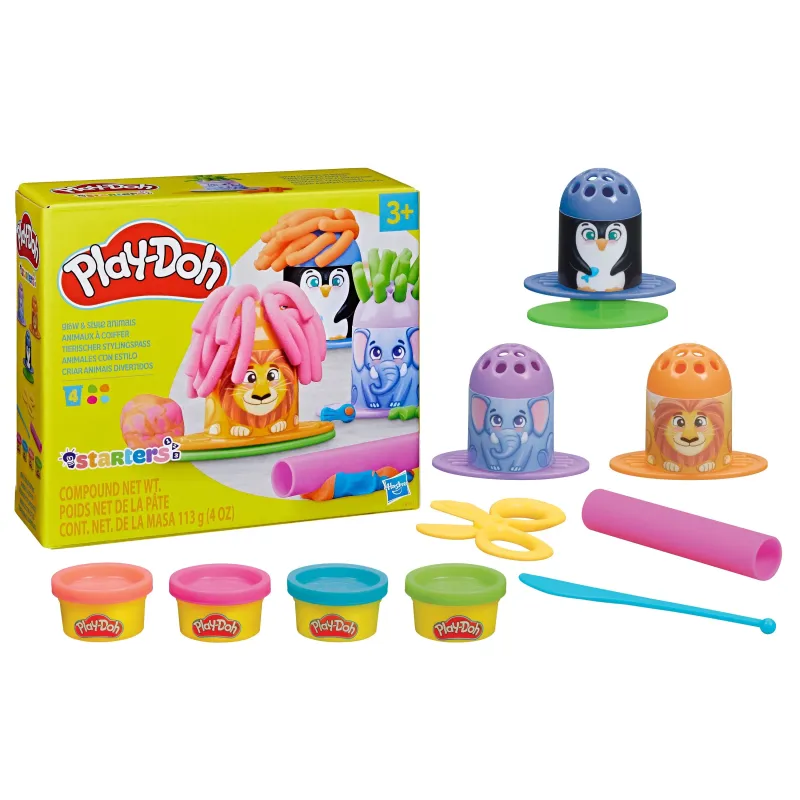 PLAY-DOH Rotaļu komplekts Grow N Style dzīvniekus
