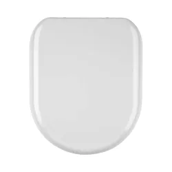 Beldray LA072771PEU7 Anti-bac D-shaped Toilet Seat, White