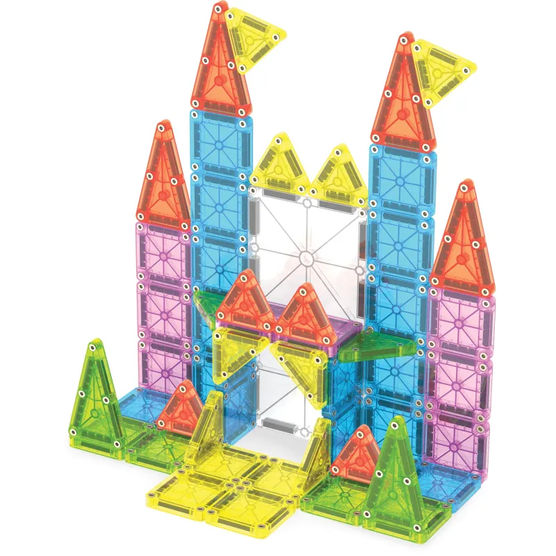 MAGNA-TILES magnētiskais konstruktoru komplekts Travel Deluxe, 55 gab.