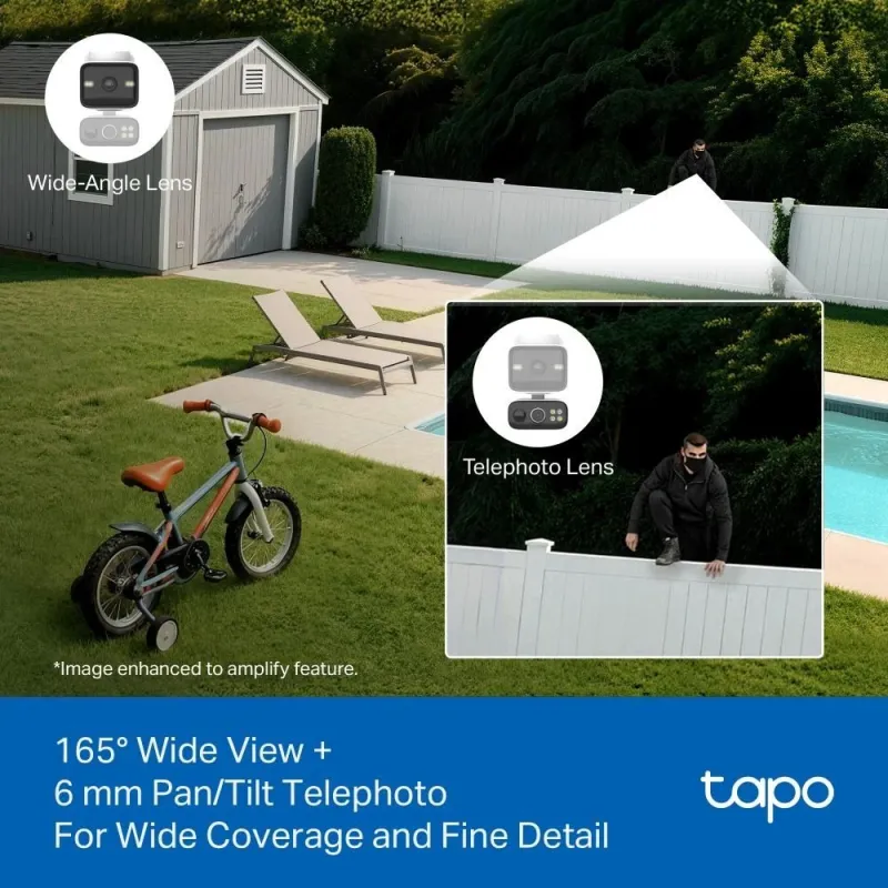 Wrl camera pan-tilt-dual tapo c645d kit tp-link