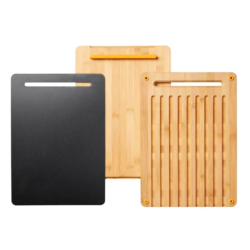 Nukainota prekė - Fiskars Functional Form bambuko pjaustymo lentelių rinkinys, 3 vnt.