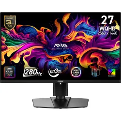 Monitor-MSI-26.5 -2560 x 1440 pixels-Wide Quad HD-Native aspect ratio 16:9-QD-OLED-Flat-MAG271QPQD-OLEDX28