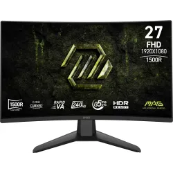 LCD Monitor-MSI-27 -1920 x 1080 pixels-Full HD-Native aspect ratio 16:9-Curved-MAG274CFX24