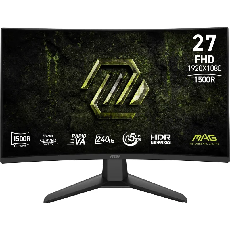 LCD Monitor-MSI-27 -1920 x 1080 pixels-Full HD-Native aspect ratio 16:9-Curved-MAG274CFX24