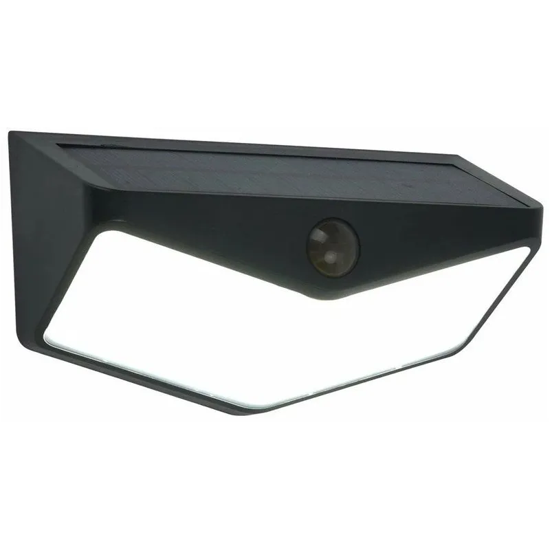 Sienas lampa ar saules bateriju Wings. 3.7W. IP44. melna