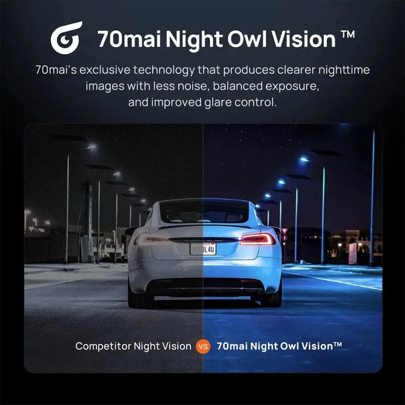Dashcam 4k omni-x800 black 70mai