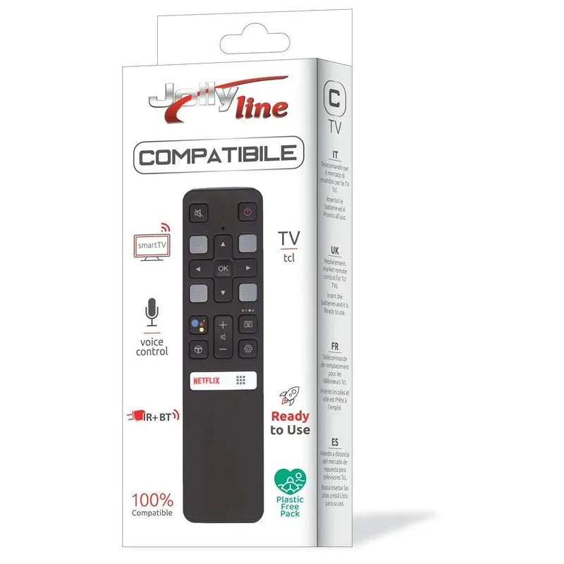 Tv remote control tcl bluetooth jl1510