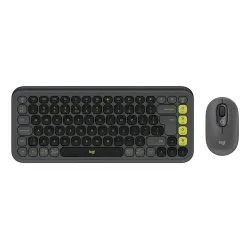 Keyboard +mouse combo pop icon-gr-green 920-013140 logitech