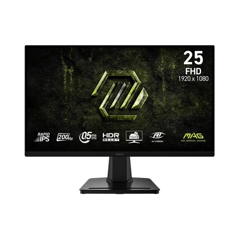 LCD Monitor-MSI-24.5 -1920 x 1080 pixels-Full HD-Native aspect ratio 16:9-LCD-Flat-MAG256FE20