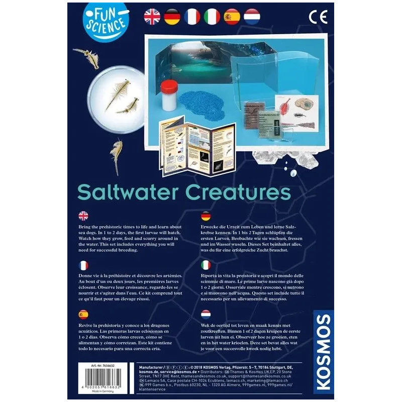 Lavinamasis rinkinys Kosmos Saltwater Creatures