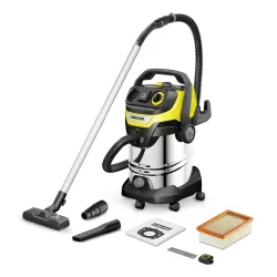 Vacuum Cleaner-KARCHER-Suction power 315 AW-Dust capacity 30 L-Drum vacuum-Cleaning type Dry&wet-Dust container Bagless-Colour