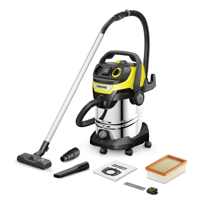 Vacuum Cleaner-KARCHER-Suction power 315 AW-Dust capacity 30 L-Drum vacuum-Cleaning type Dry&wet-Dust container Bagless-Colour
