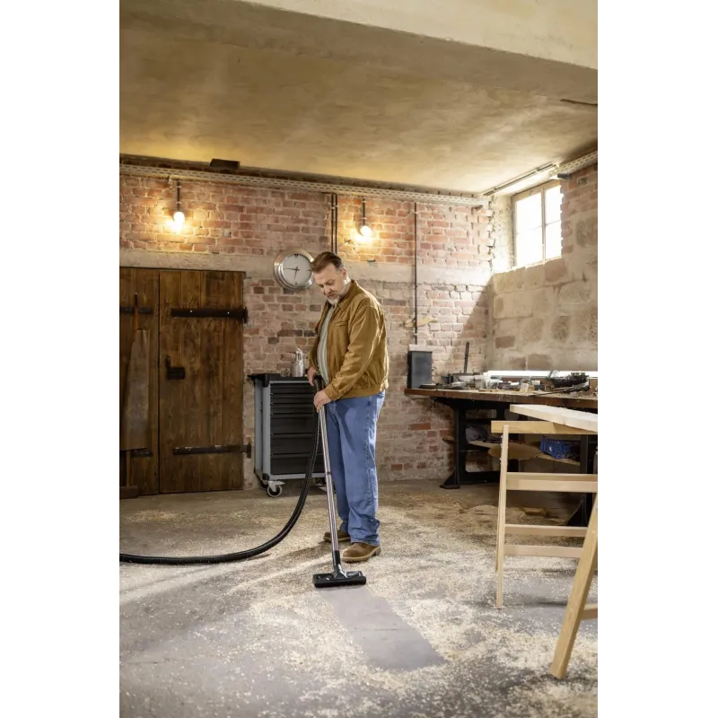 Vacuum Cleaner-KARCHER-Suction power 315 AW-Dust capacity 30 L-Drum vacuum-Cleaning type Dry&wet-Dust container Bagless-Colour