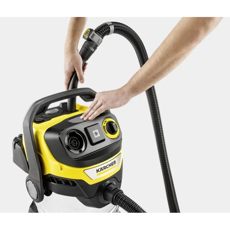 Vacuum Cleaner-KARCHER-Suction power 315 AW-Dust capacity 30 L-Drum vacuum-Cleaning type Dry&wet-Dust container Bagless-Colour