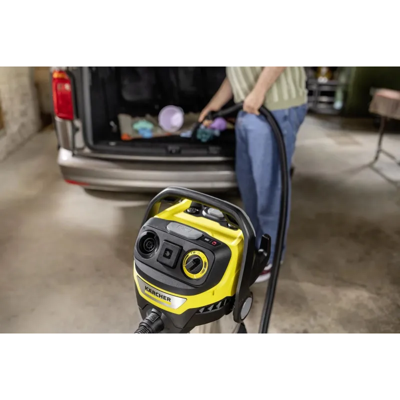 Vacuum Cleaner-KARCHER-Suction power 315 AW-Dust capacity 30 L-Drum vacuum-Cleaning type Dry&wet-Dust container Bagless-Colour