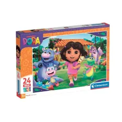 Dėlionė Clementoni Super Color Dora 24826. 24 vnt.
