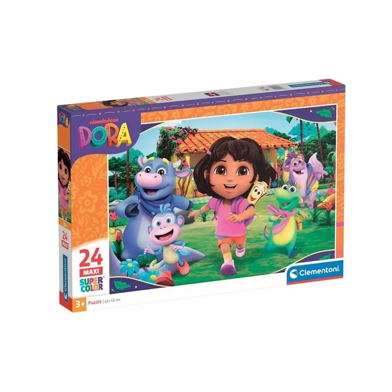 Dėlionė Clementoni Super Color Dora 24826. 24 vnt.