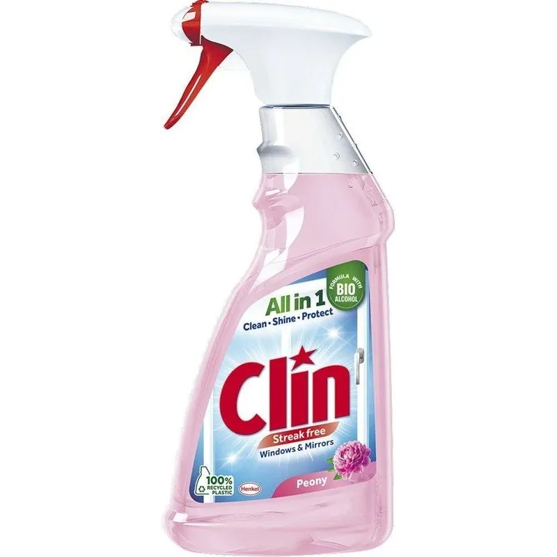 Stiklu un spoguļu tīrīšanas līdzeklis Clin. 0.5 l