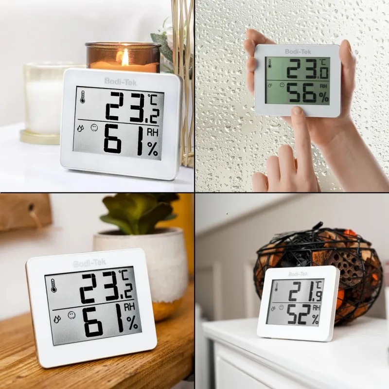 Bodi-Tek Room Thermometer And Hygrometer
