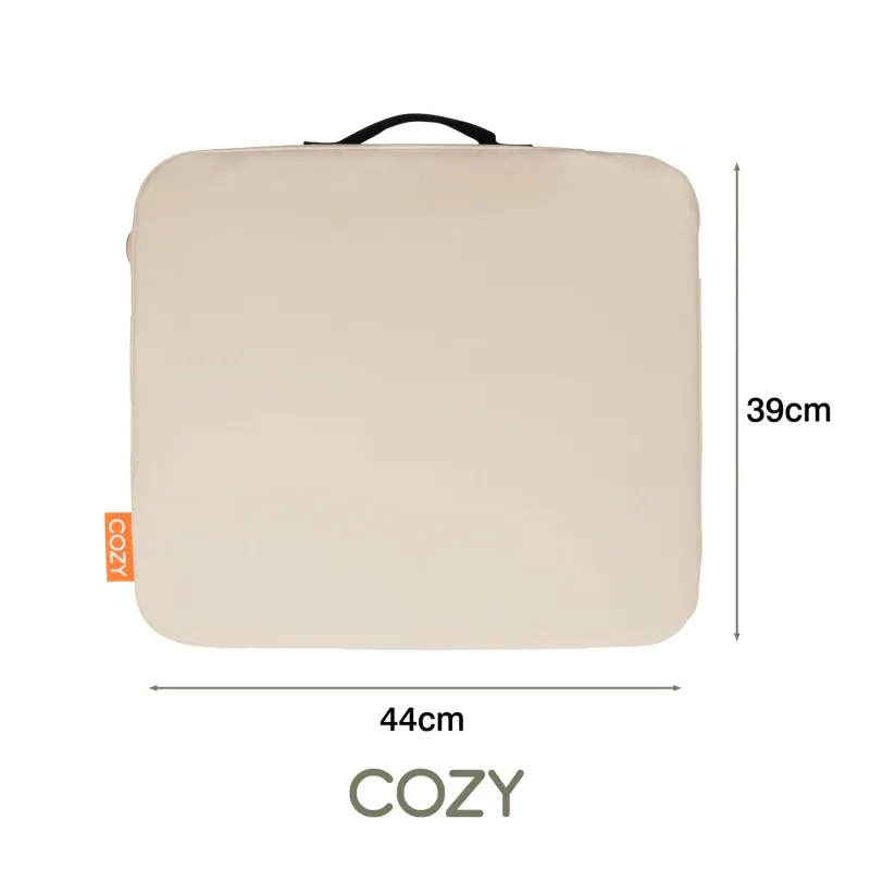 Bodi-Tek COZY Cordless Heated Seat Pad 39 x 44cm, Beige