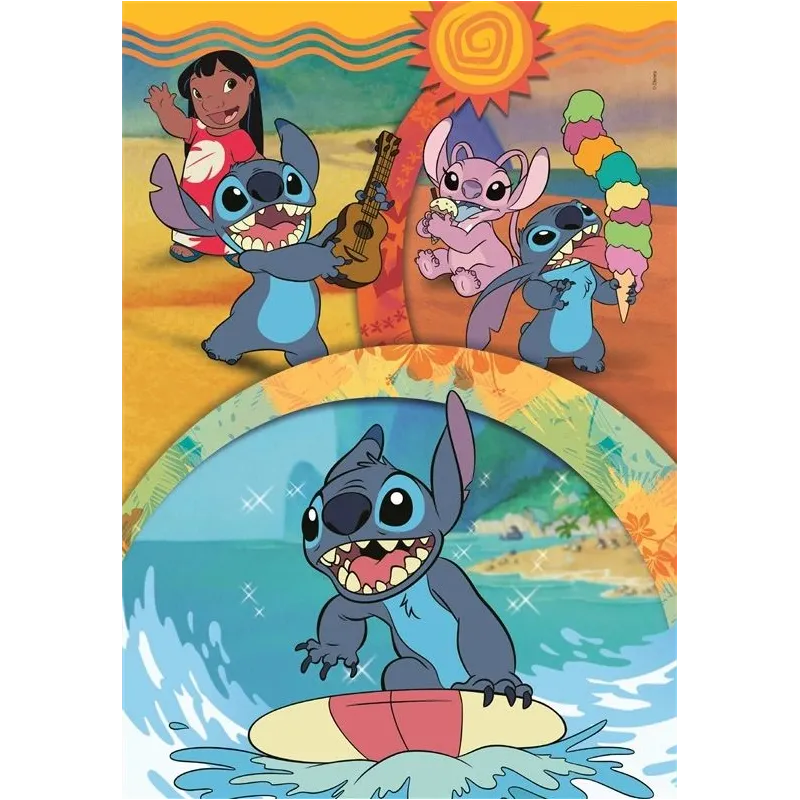 Dėlionė Clementoni Disney Stitch 25042. 38x27. 104