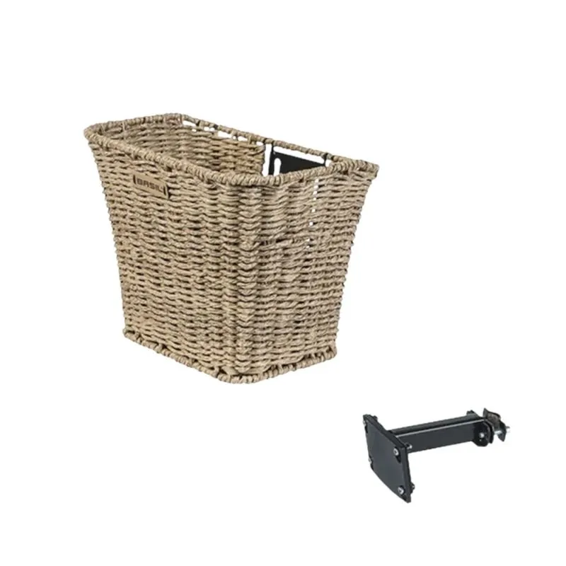 Priekšējais grozs BASIL Rattan Look FM, jūraszāles ,gaiši brūns,