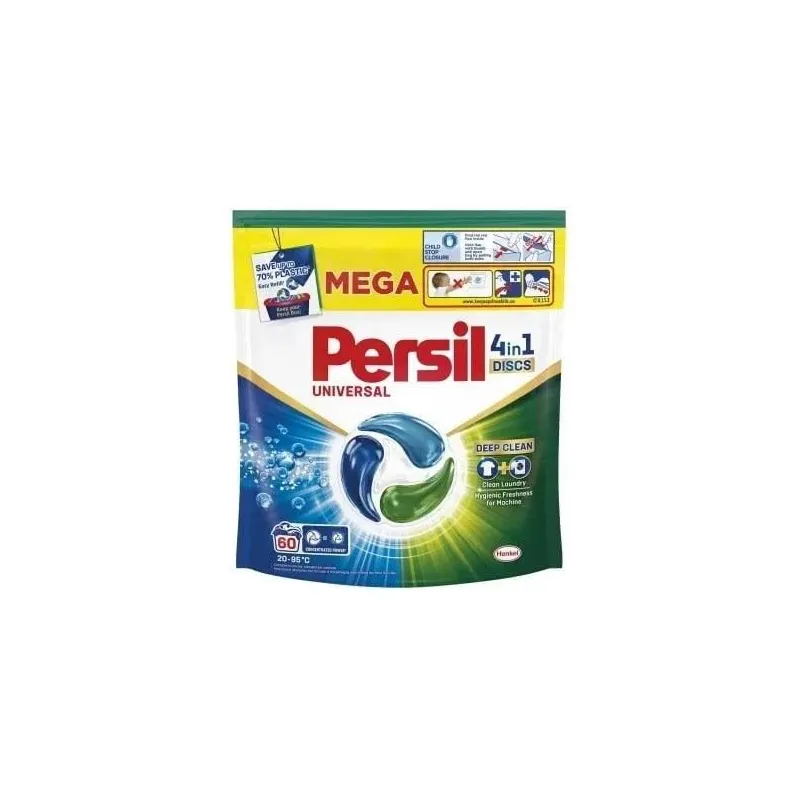 Kapsulas veļas persil discs white 60gab