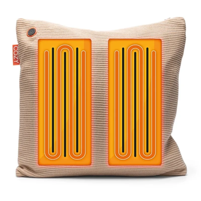 Bodi-Tek COZY Una Cushion Knitted & Power Bank 10000 mAh, Beige