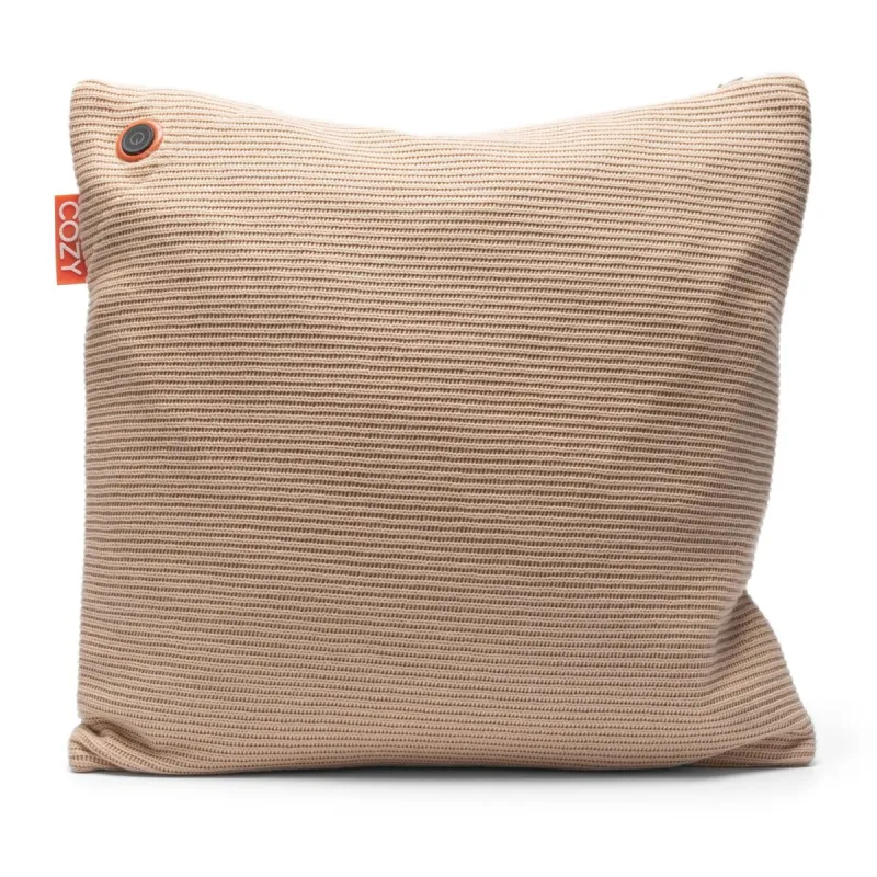 Bodi-Tek COZY Una Cushion Knitted & Power Bank 10000 mAh, Beige