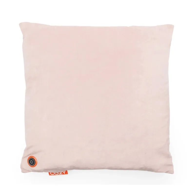 Bodi-Tek COZY Una Heated Comfort Cushion 45 x 45cm, Light Pink Velvet