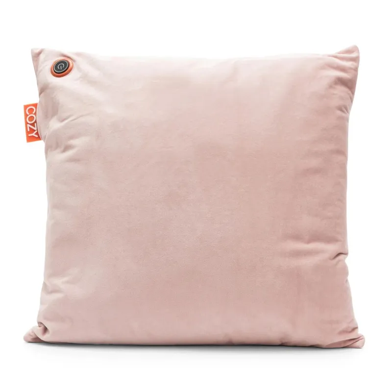 Bodi-Tek COZY Una Heated Comfort Cushion 45 x 45cm, Light Pink Velvet
