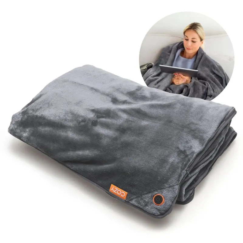 Bodi-Tek COZY Snuggle Blanket Heated Throw 130 x 160cm, Gray
