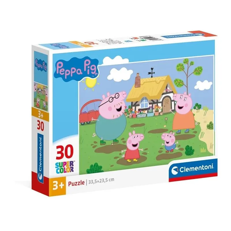 Puzle Clementoni Super Color Peppa Pig 20838. 30 gab.