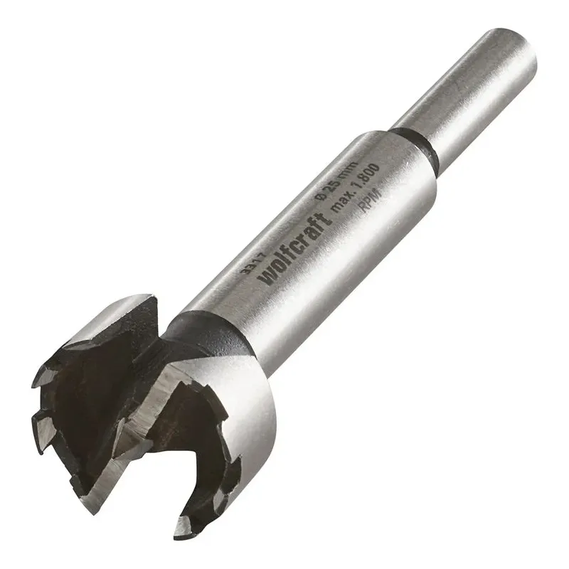 1 forstner drill shank 8 mm