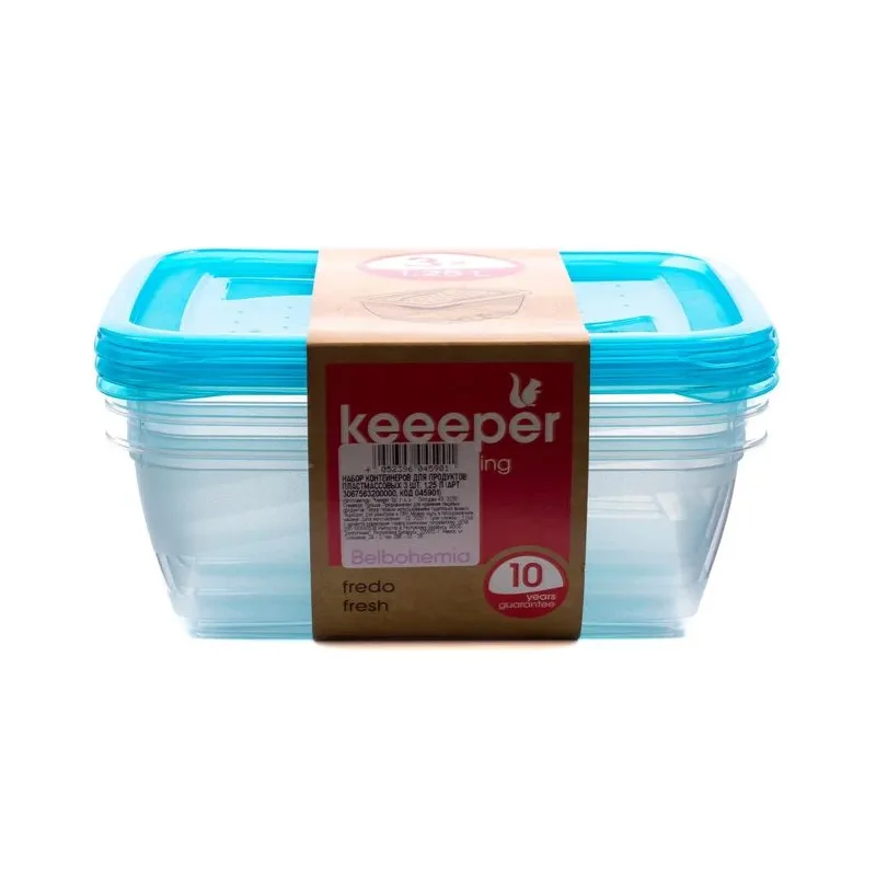 Maisto dėžučių komplektas Fredo Fresh. 3x1.25 l